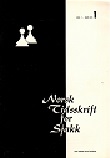 NORSK TIDSKRIFT FOR SJAKK / 1970 vol 1, no 1